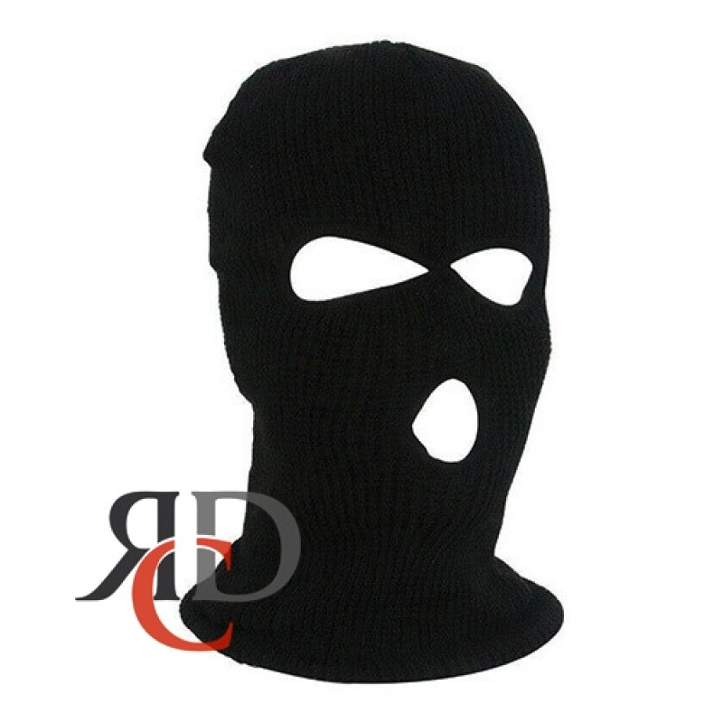 3-HOLES KNIT SKI MASK 1CT