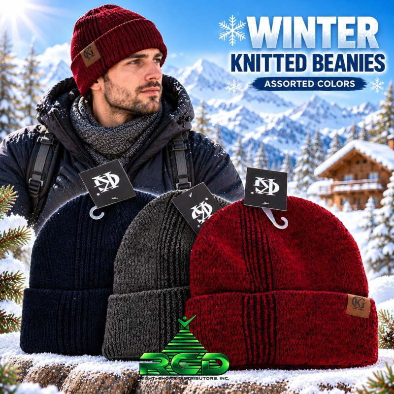 WINTER HAT MENS ASST. COLORS 1CT