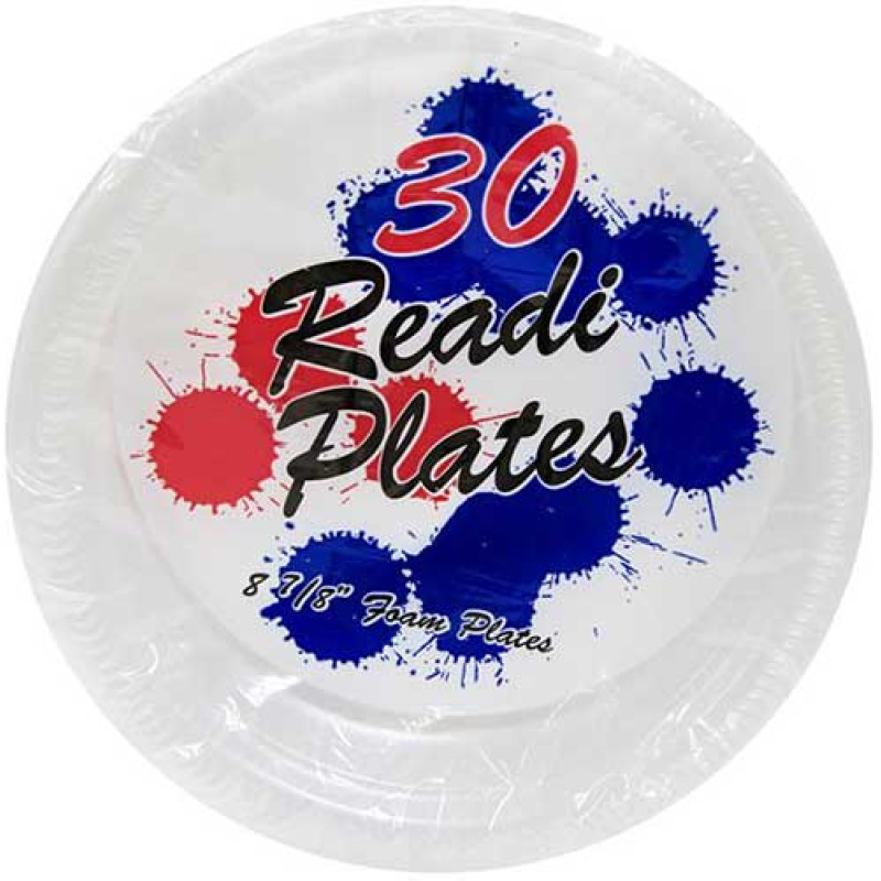 FOAM PLATES 8 7/8 inch 30CT/Pack