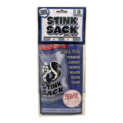STINK SACK BAG BLACK 7X7.5"
