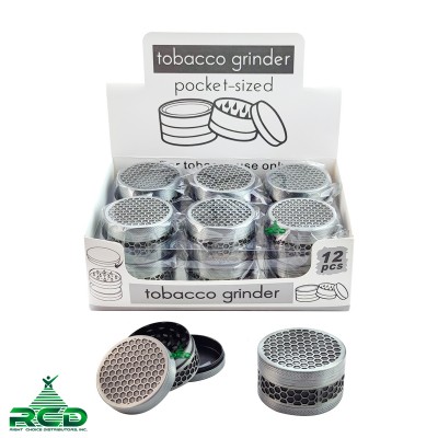 GRINDER 3-PART HONEYCOMB PATTERN GRD4022 1CT