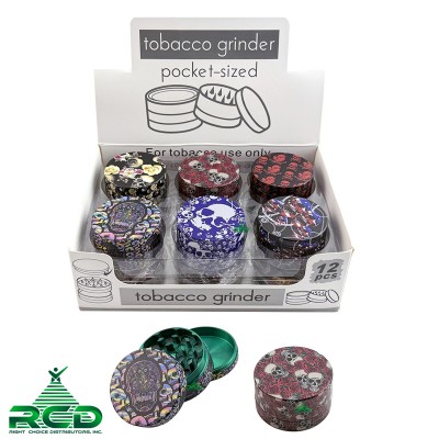 GRINDER 3-PART GOTHIC SKULL GRD4023 1CT