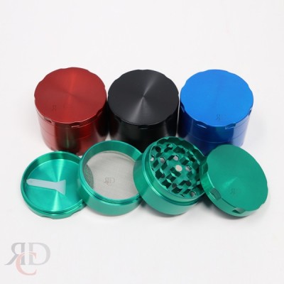 GRINDER 4 PART 50MM DIAMETER WITH ALL COLOR WITH GRIP GRD5526 1CT