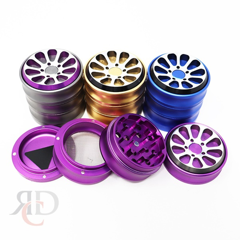 CHROMIUM CHRUSHER 2.1'' CNC RIM 4 PART GRINDER GRC1312