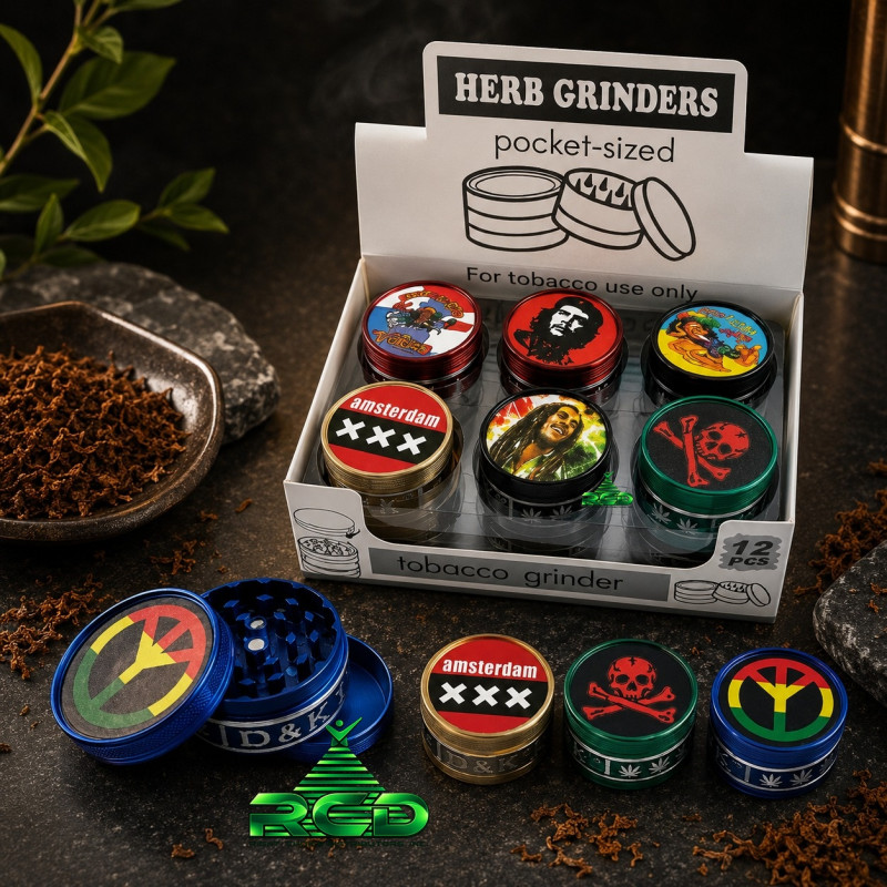 GRINDER 3-PART 30MM REGGAE ART GRD4028 1CT