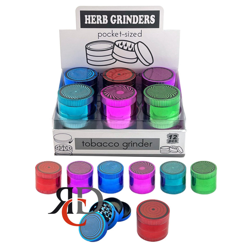 GRINDER 4-PART 43MM ACRYLIC GRD256 1CT