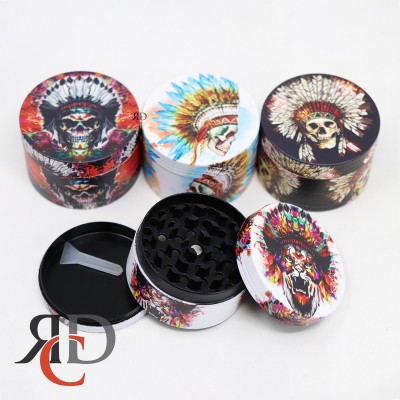 GRINDER 4-PART 50MM SKULL GRD4020 1CT