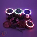 GRINDER 4 PART 63 MM WITH ASTRONUT & LED ON TOP W/ CHARGER GRD1315 1CT