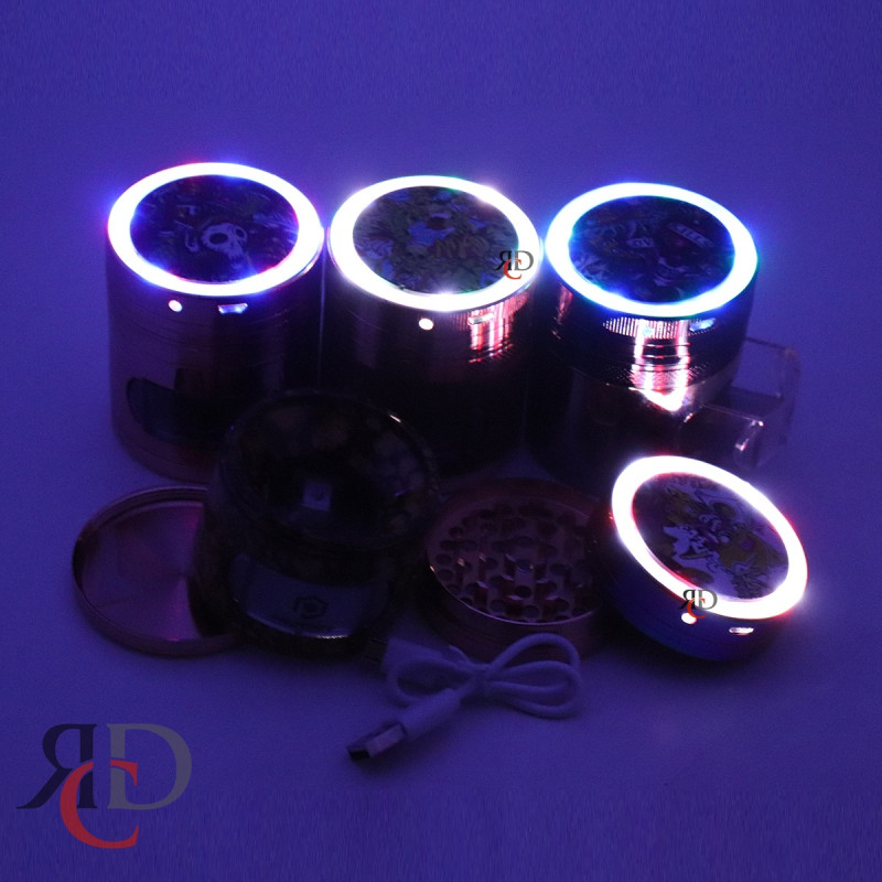 GRINDER 4 PART 63 MM WITH LED ON TOP W/ CHARGER GRD1313 1CT