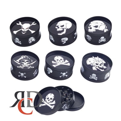 GRINDER 50MM 3-PART PIRATE SKULL GRD4019 1CT