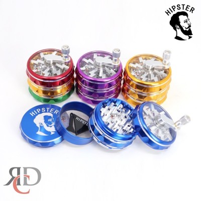 GRINDER HIPSTER 4PART 63MM WITH HANDLE GRD1206 1CT
