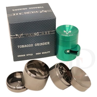 GRINDER VKING AXE 4-PART 40MM WITH WINDOW GRINDER GRV1200