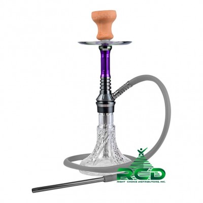 LUXOR HOOKAH 18" SINGLE HOSE HK3006 1CT