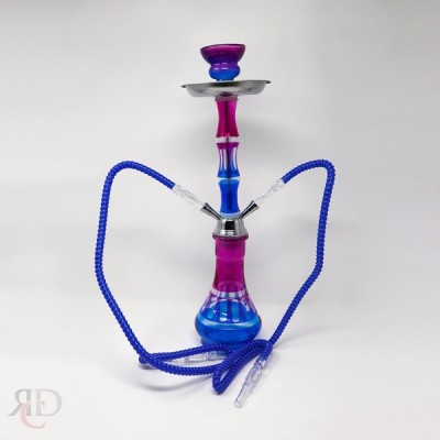 DOUBLE HOUSE HOOKAH WITH GLASS HK1806