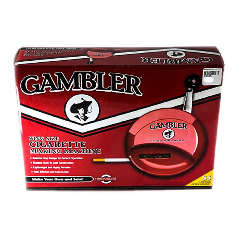 gambler cigarette machine parts GAMBLER CIGARETTE MAKING MACHINE KS RED 1CT