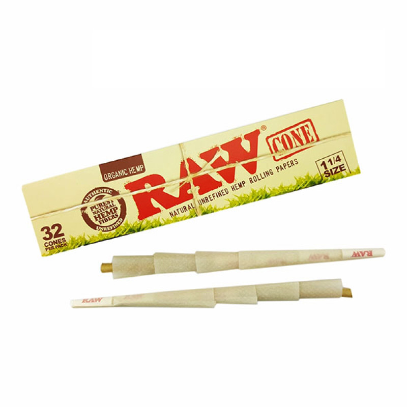 RAW ORGANIC CONE 32 1 1/4 1CT