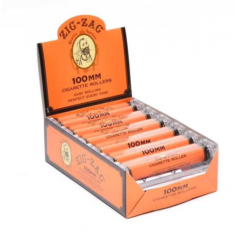 cigarette roller zig zag ZIG ZAG 100MM CIGARETTE ROLLING MACHINE 12CT/PACK