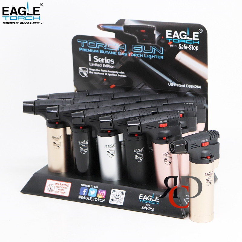 EAGLE TORCH 4" METALLIC SIDE TORCH 15CT/ DISPLAY - PT101I