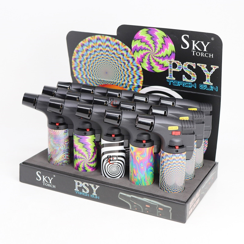 SKY TORCH 4'' PSYCHEDELIC SIDE TORCH 15CT/PACK