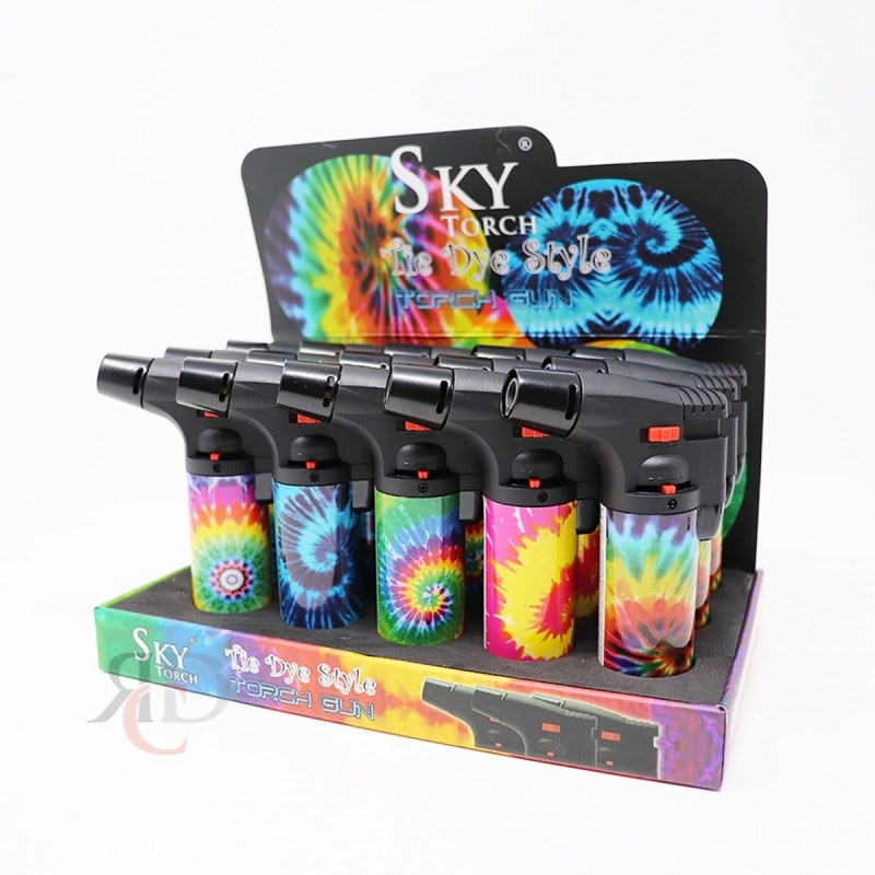 SKY TORCH TIE DYE SIDE TORCH SK101TD 15CT/PACK