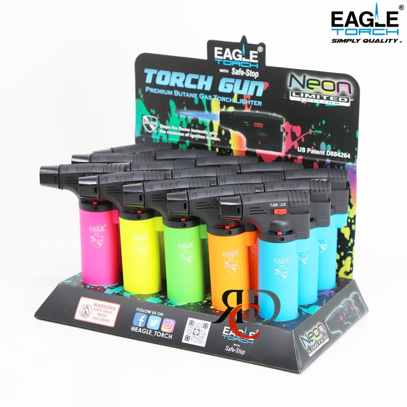 TORCH LIGHTERS NEON GUN TORCH PT101N
