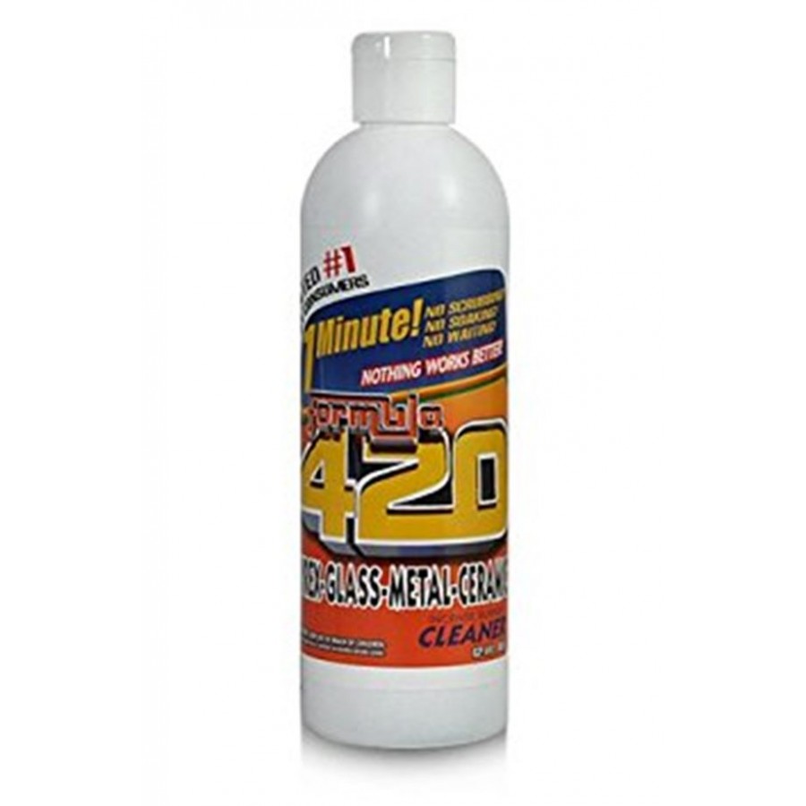 Formula 420 4 Pack - 12 Oz. Formula 710 Glass Metal Pyrex Plastic Oil Pipe  Cleaner
