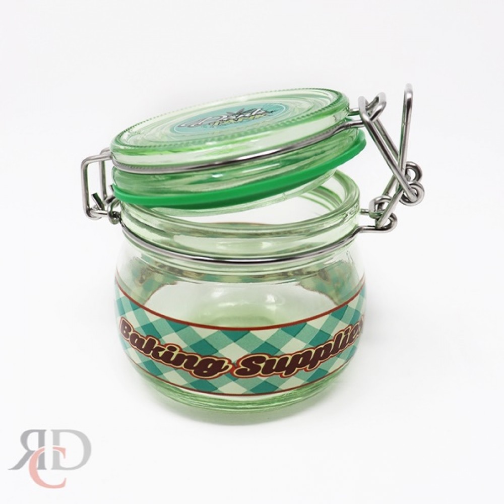 GLASS STASH STORAGE JARS 150ML JAR14 1CT