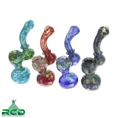 BUBBLER GOLD FUMED AND FRITED HEAVY BB605