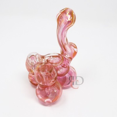 GOLDEN 3 CHAMBER BUBBLER BB2002