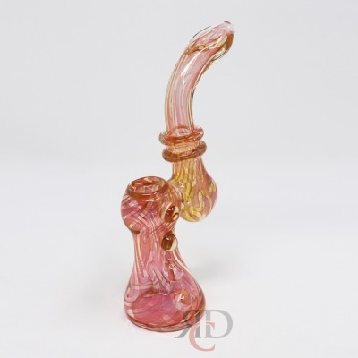 BUBBLER PIPE HIGH END GOLD ART RIM BB1401 1CT