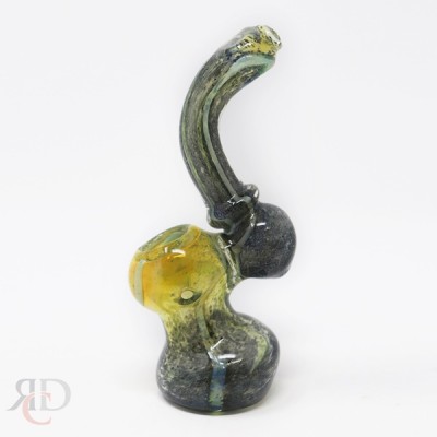 GOLD FUMED AND FRITED X- MINI HEAVY BUBBLER BB44 1CT