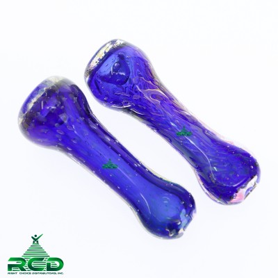 CHILLUM DOUBLE GLASS THICK MOUTH CH465 1CT