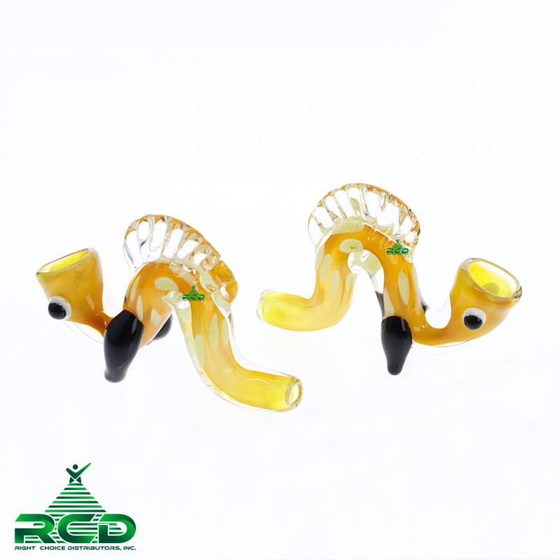CHILLUM  ANIMAL ART GOLDEN ARTISTIC CH462 1CT
