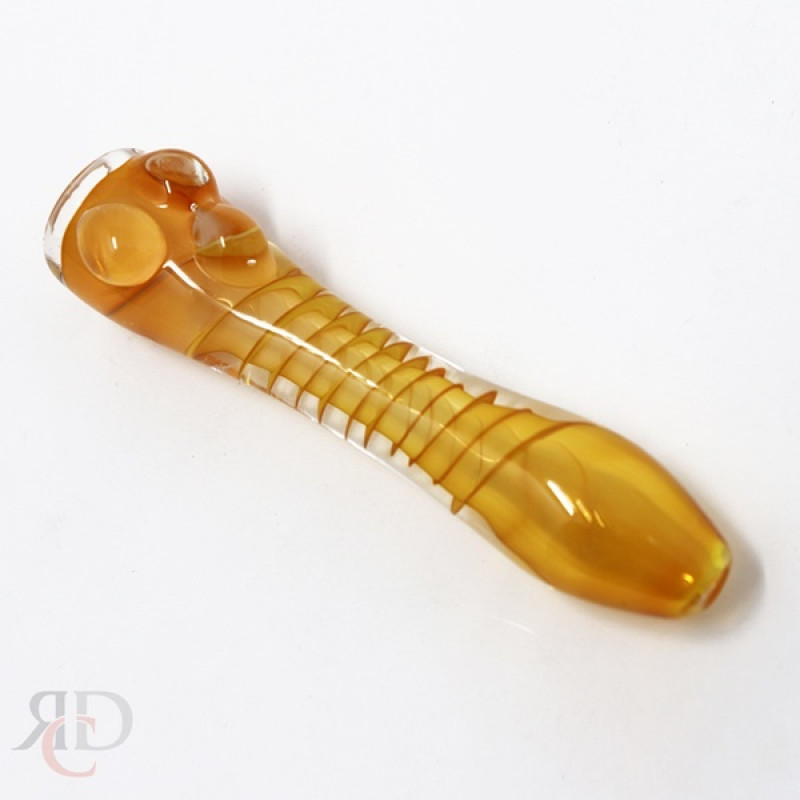 CHILLUM FANCY SWIRL GOLD CH2506 1CT