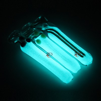 CHILLUM GLOW IN DARK RASTA LINES CH458 1CT