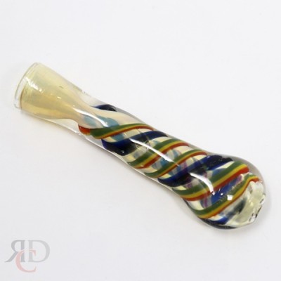 FUMED GLASS COLOR DOUBLE KNOCKER CHILLUMS CH303 1CT