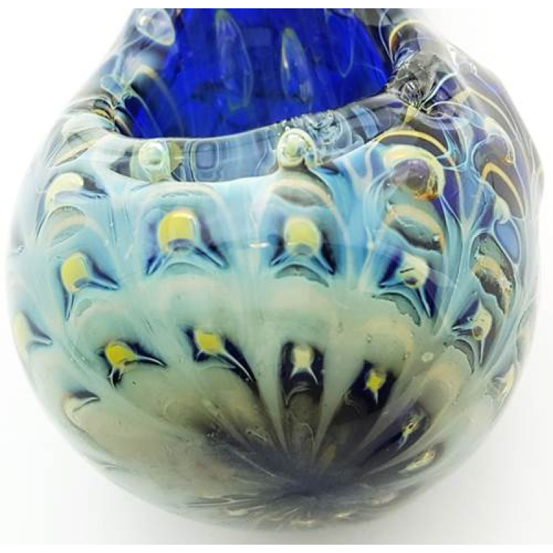 HAND PIPE FANCY DOUBLE GLASS PIPE GP811 1CT