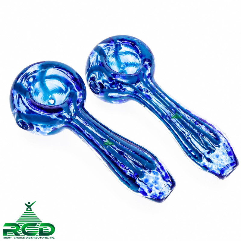 GLASS PIPE BLUE COLOR ART GP2114 1CT