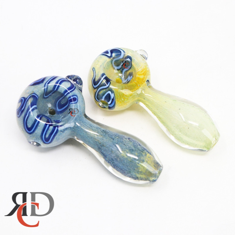 GLASS PIPE FANCY FRITTED GP2100 1CT