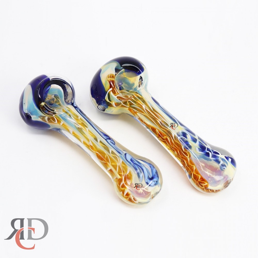 GLASS PIPE FLOWER ART PIPE GP4582 1CT