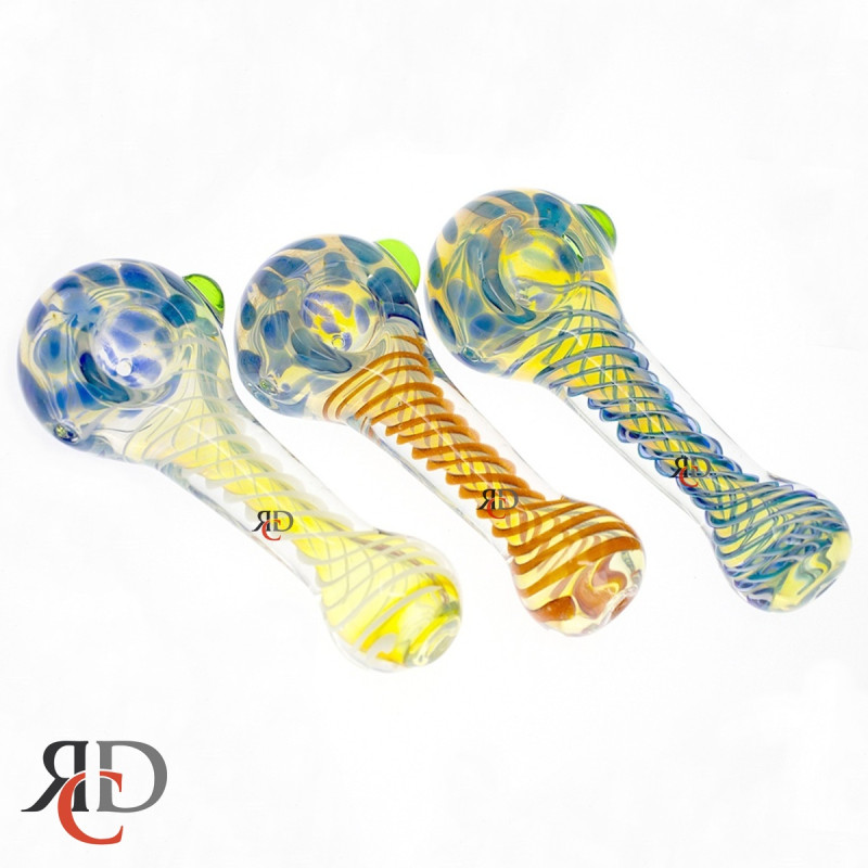 GLASS PIPE FLOWER HEAD GP5580 1CT