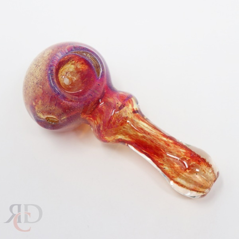 GLASS PIPE FRITTED RIM GP3547