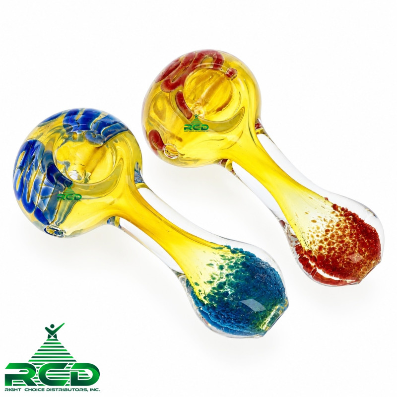 GLASS PIPE FUMED ART GP2787 1CT