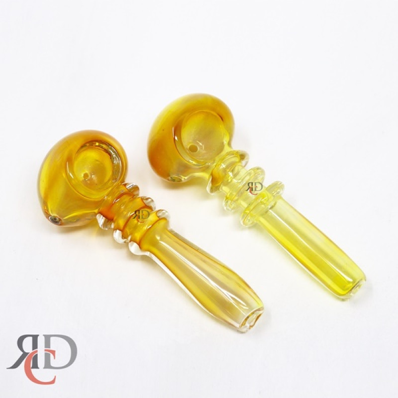 GLASS PIPE GOLDEN RIM GP3594 1CT
