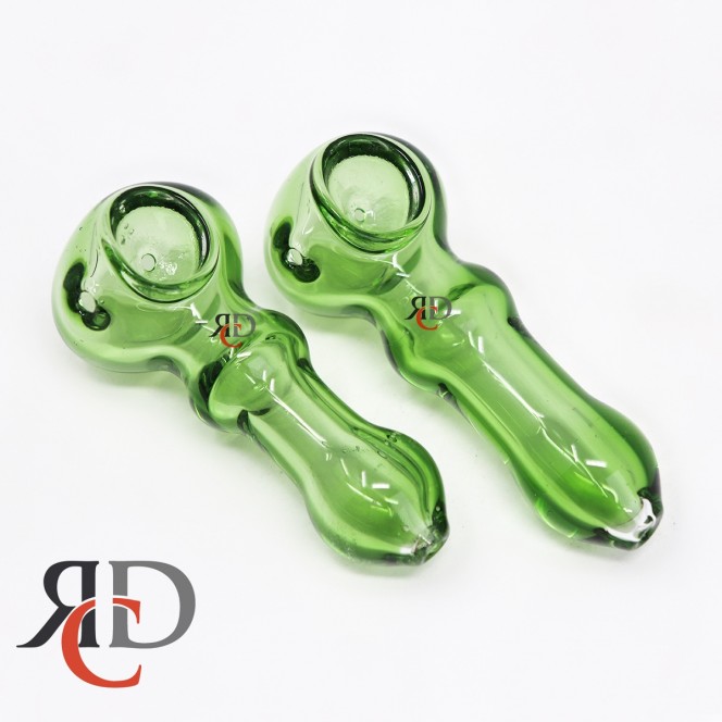 GLASS PIPE GREEN GP4068 1CT