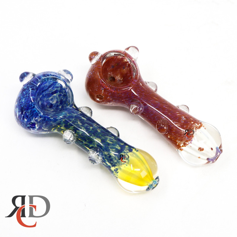 GLASS PIPE KNOBBY FRITTED GP2710 1CT
