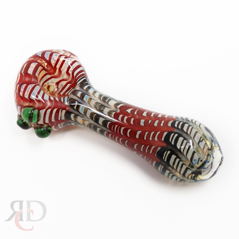 GLASS PIPE OUTSIDE ART PIPE GP4035 1CT