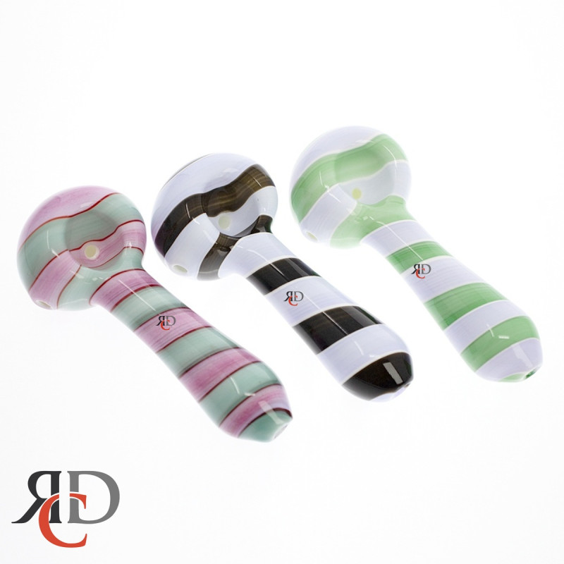 GLASS PIPE SWIRL ART DELUXE GP5608 1CT