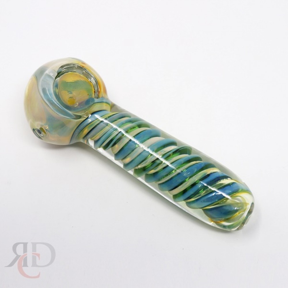 GLASS PIPE SWRIL ART EXTRA HEAVY GP127 1CT