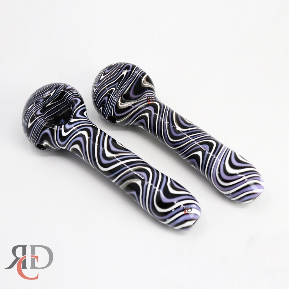 Glass Pipe Zig Zag Art Deluxe Gp1103 1ct